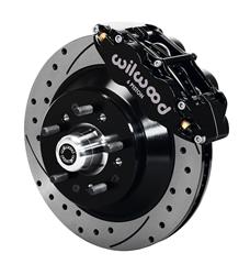 (image for) Disc Brakes, Superlite 6R Big Brake, Front Hub, Rotors, 6-piston Calipers, Black, Kit